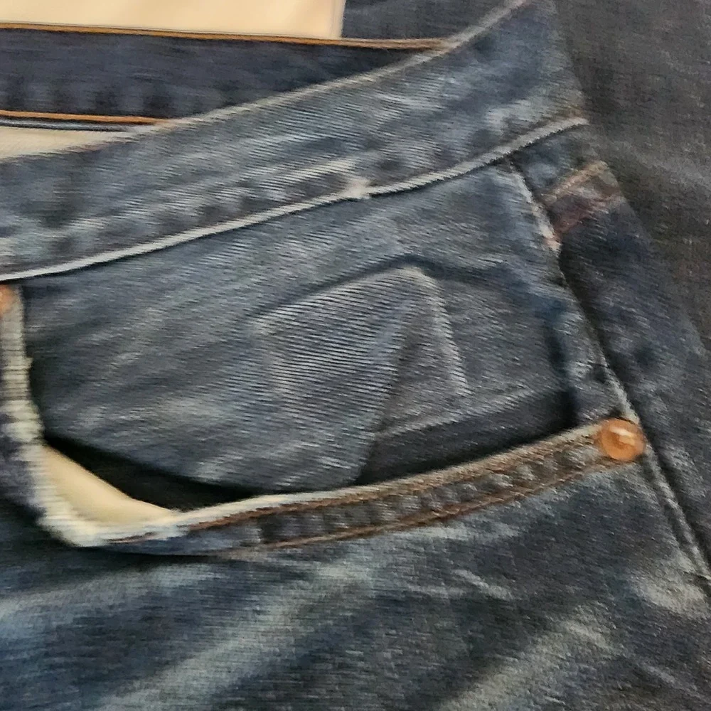 J.Brand Walker Relaxed Straight‎ Leg Size 38 Med Wash Blue Jeans. Button Fly Men